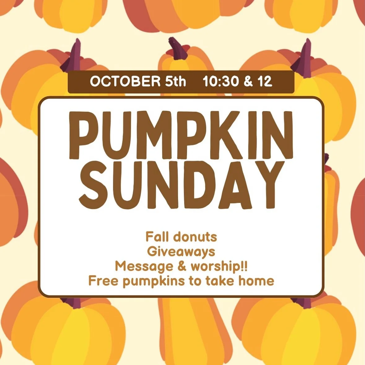 THIS SUNDAY‼️ Don’t miss this awesome morning! Who are you inviting??