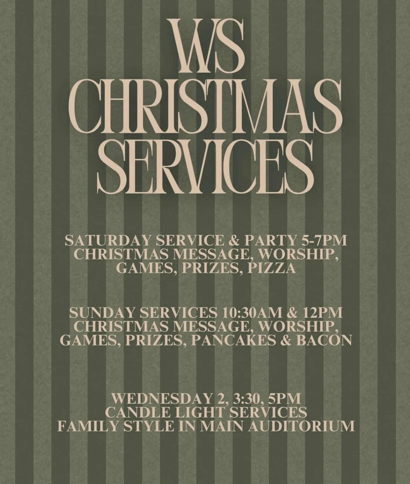 We are SO excited for this weekend✨✨ We&rsquo;ll see you and a couple of your friends at one or some of our services!!