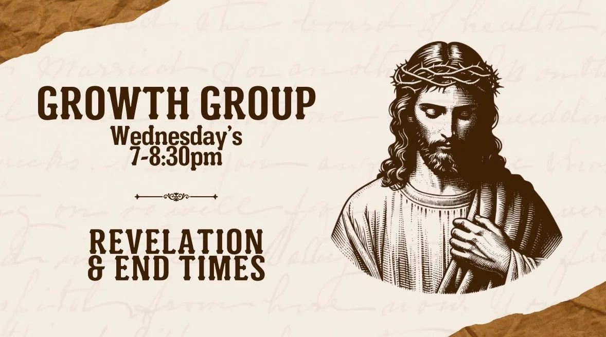 WE ARE BACK FOR GROWTH GROUPS!! See you all tonight as we start our Revelation series!!