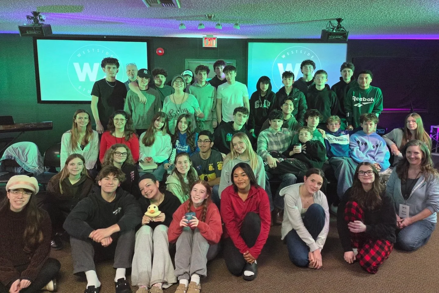 Westside students know how to show up on Wednesdays🔥🔥 We&rsquo;re diving into Ephesians, come join us next week!!