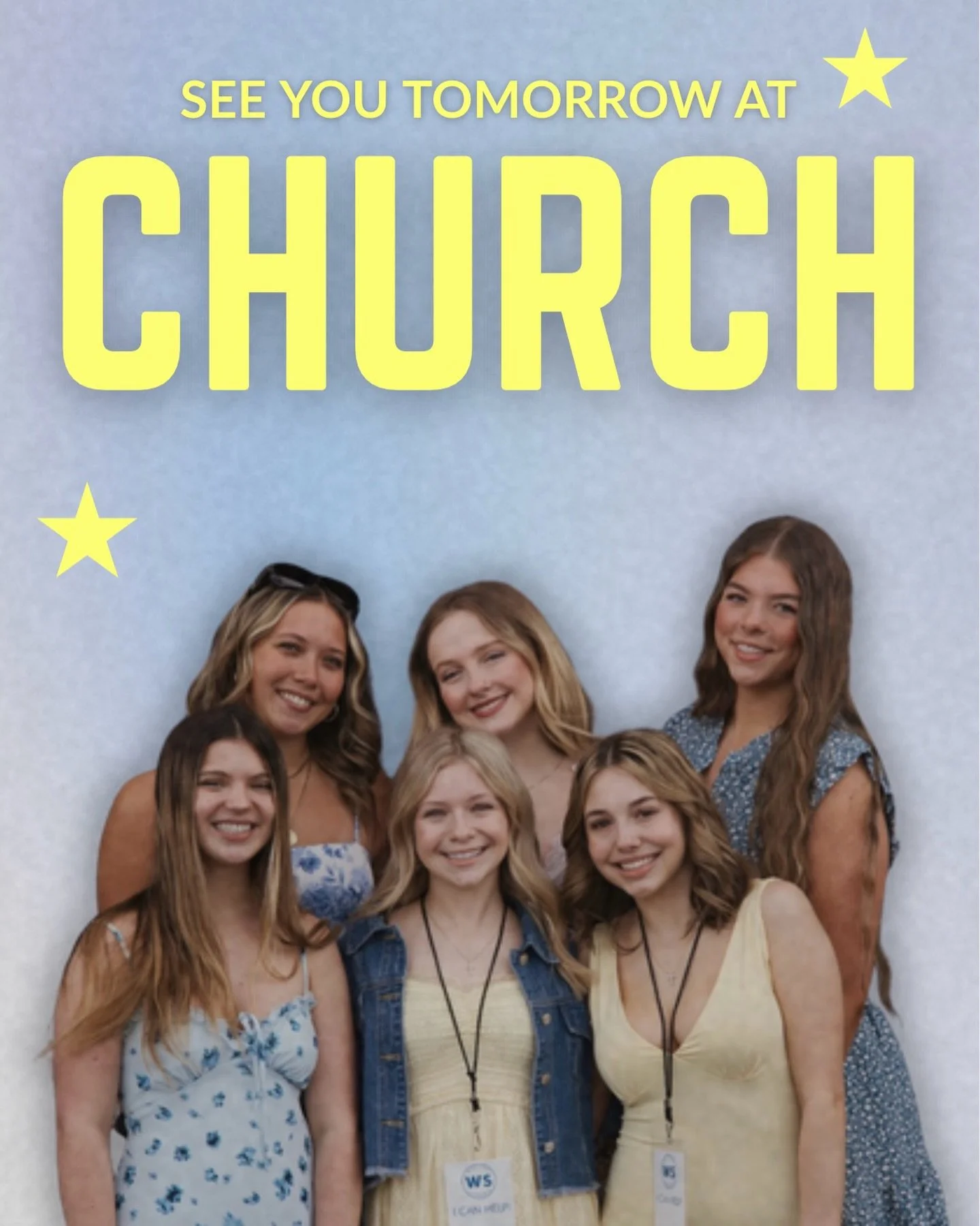 We&rsquo;re so excited for church tomorrow!! Invite your friends &amp; we&rsquo;ll see you there🫶

💒 Westside Community Church student center 
⏰ 10:30am &amp; 12pm 
🫂 6-12th graders 

Did you know? If it&rsquo;s your 1st time, you can get a Dutch 