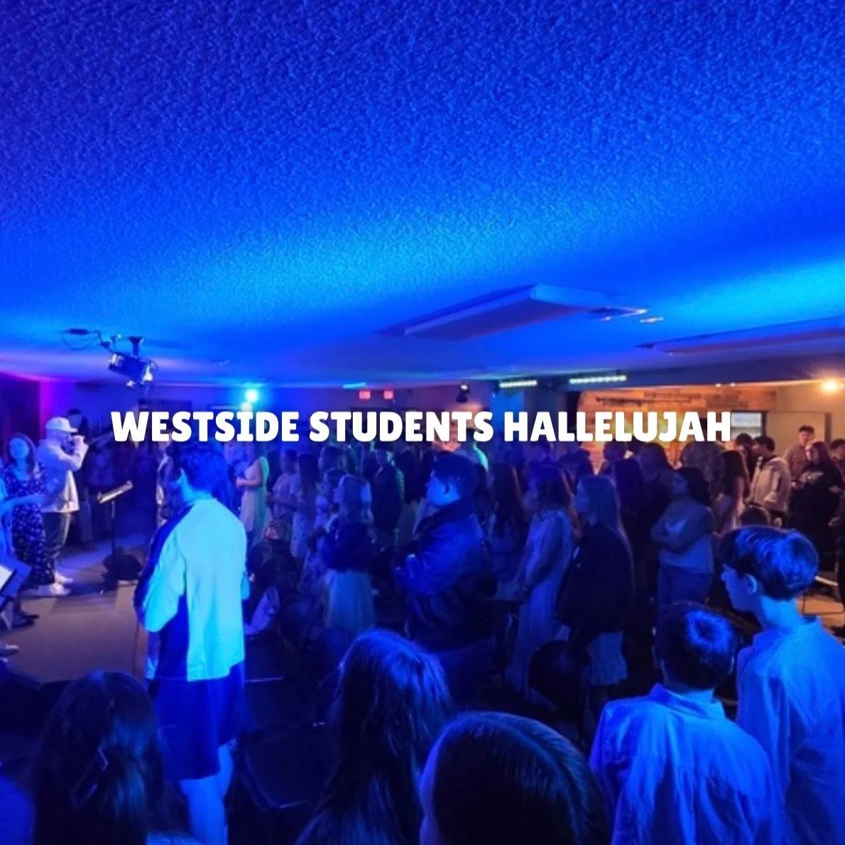 Sunday morning church hallelujah🩵 We&rsquo;re hyped for church tomorrow!! See you at one of our services &amp; invite your friends! 

💒 Westside Community Church student center 
⏰ 10:30am &amp; 12pm services 
🫂 6-12th graders 

Did you know? If it
