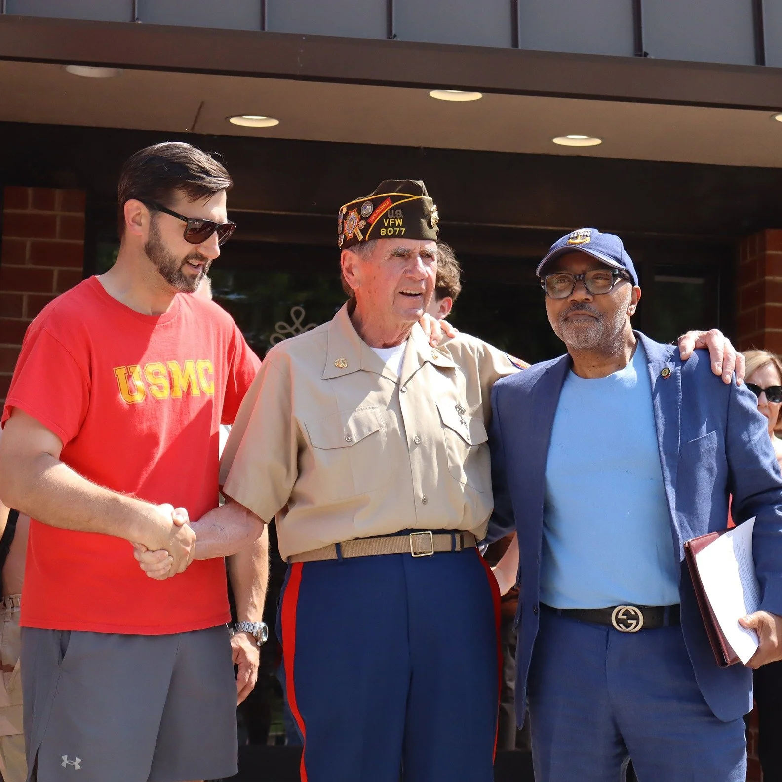 Thank you to all who joined us at yesterday's Taps Across America for Memorial Day, especially members of the H-F High School Band, local Scouts, residents  and our area veterans. This year, the event was led by Trustee (and Marine veteran) Kevin Dor
