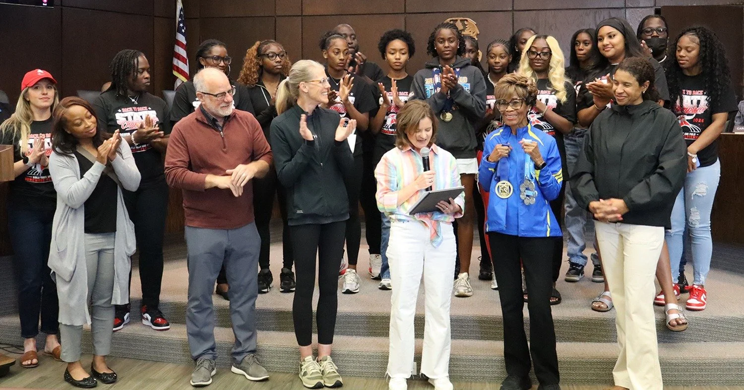 ICYMI: There was a lot of celebrating at Monday night's Flossmoor Board of Trustees meeting, as Mayor Michelle Nelson presented three proclamations, declaring: 

&bull; June 2026 as Pride Month, presented to Class of 2026 H-F High School graduates an