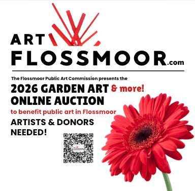 Greetings, Flossmoor! If you get inspired at our neighbor's Art &amp; Garden Street Fair this weekend, you still have until Sunday night to sign up to make/donate something crafty for this year's Garden Art &amp; More Online Auction, which benefits p