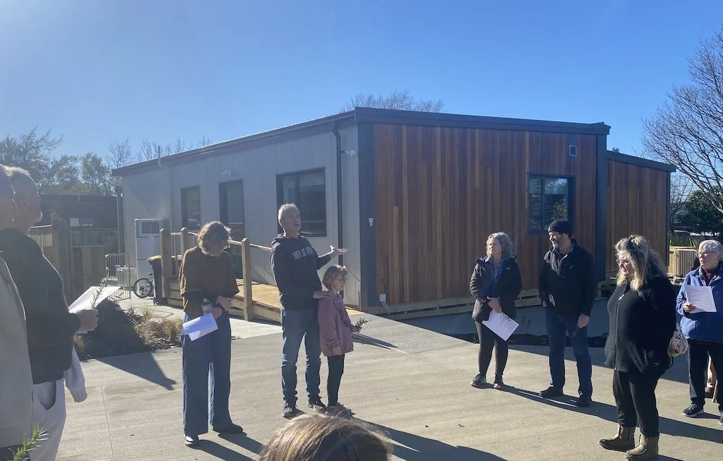 New homes blessed at St John's Featherston