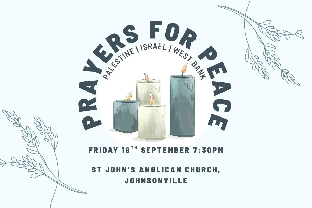 Prayers for Peace - Johnsonville Anglicans