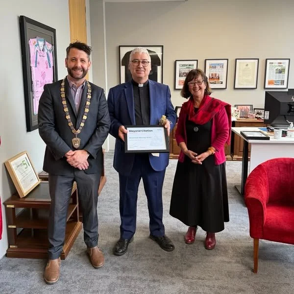 Mayoral Citation Presented to Reverend Murray Wills
