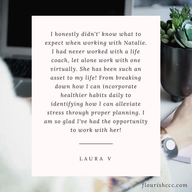 🌿 I am so thankful for every client I am blessed with the opportunity to meet &amp; work with. The coaching relationship I develop with my clients is one of care &amp; trust. I truly desire to see them find freedom from anything they are struggling 
