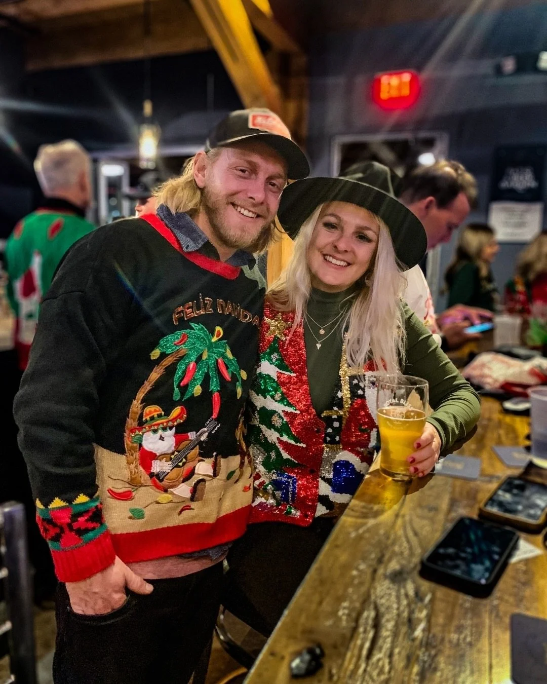 Back-to-back holiday fun is loading in&hellip; 🎄🔥 Join us for two festive nights at Royal Bliss:

✨ Saturday 12/20: Our annual Ugly Sweater Party ft. @stringtheorybandnc (the tackier the better!)
🎸 Tuesday 12/23: Rock &amp; Roll Christmas Party ft