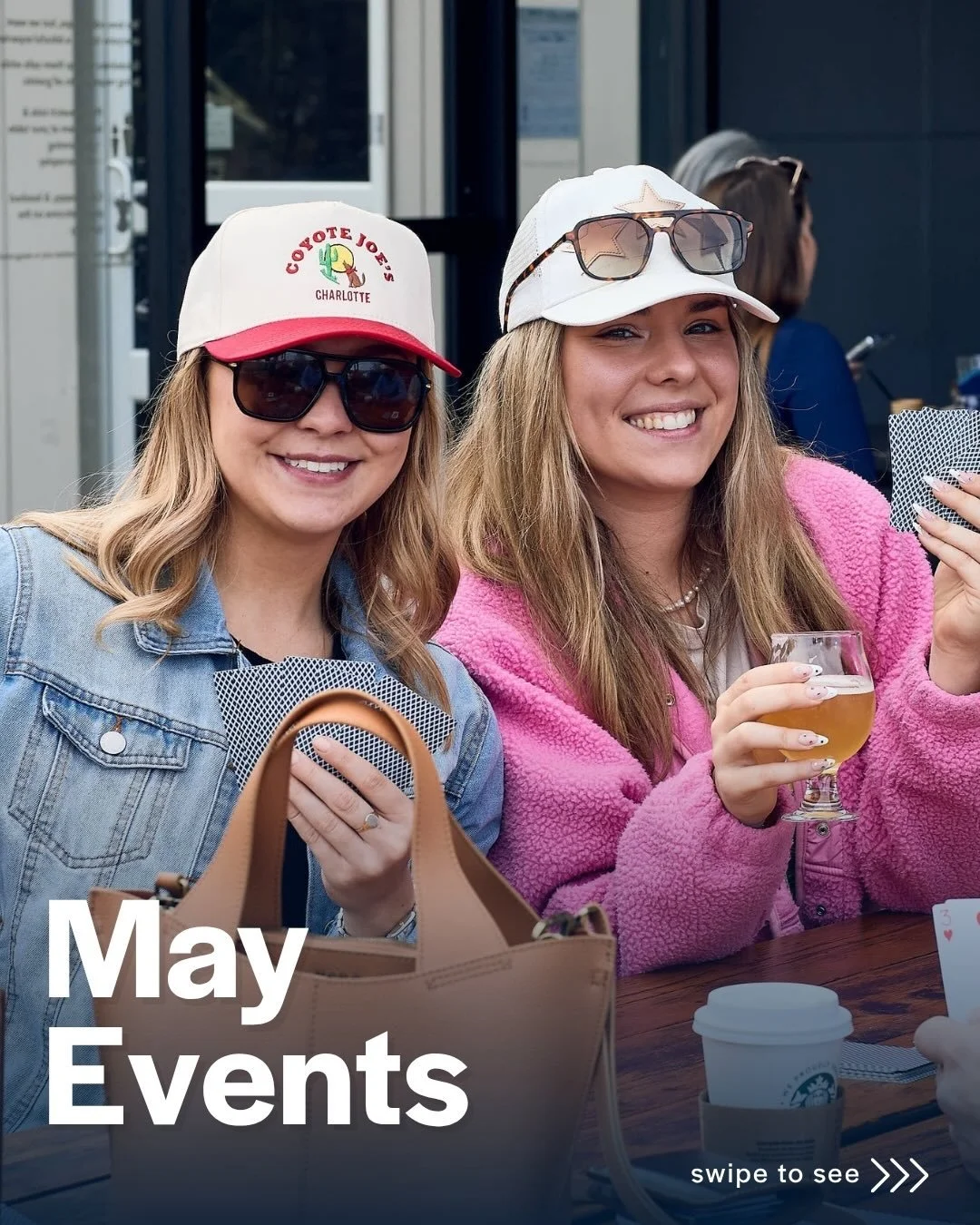 May is on deck. From weekday hangs to weekend crowds, we&rsquo;ve got you covered. 👑🍻

🏇 Kentucky Derby Party (Sat, 5/2) Big hats, mint juleps, and betting contests all day. Come dressed to impress and stay for the races.

🇲🇽 Cinco de Mayo (Tue,