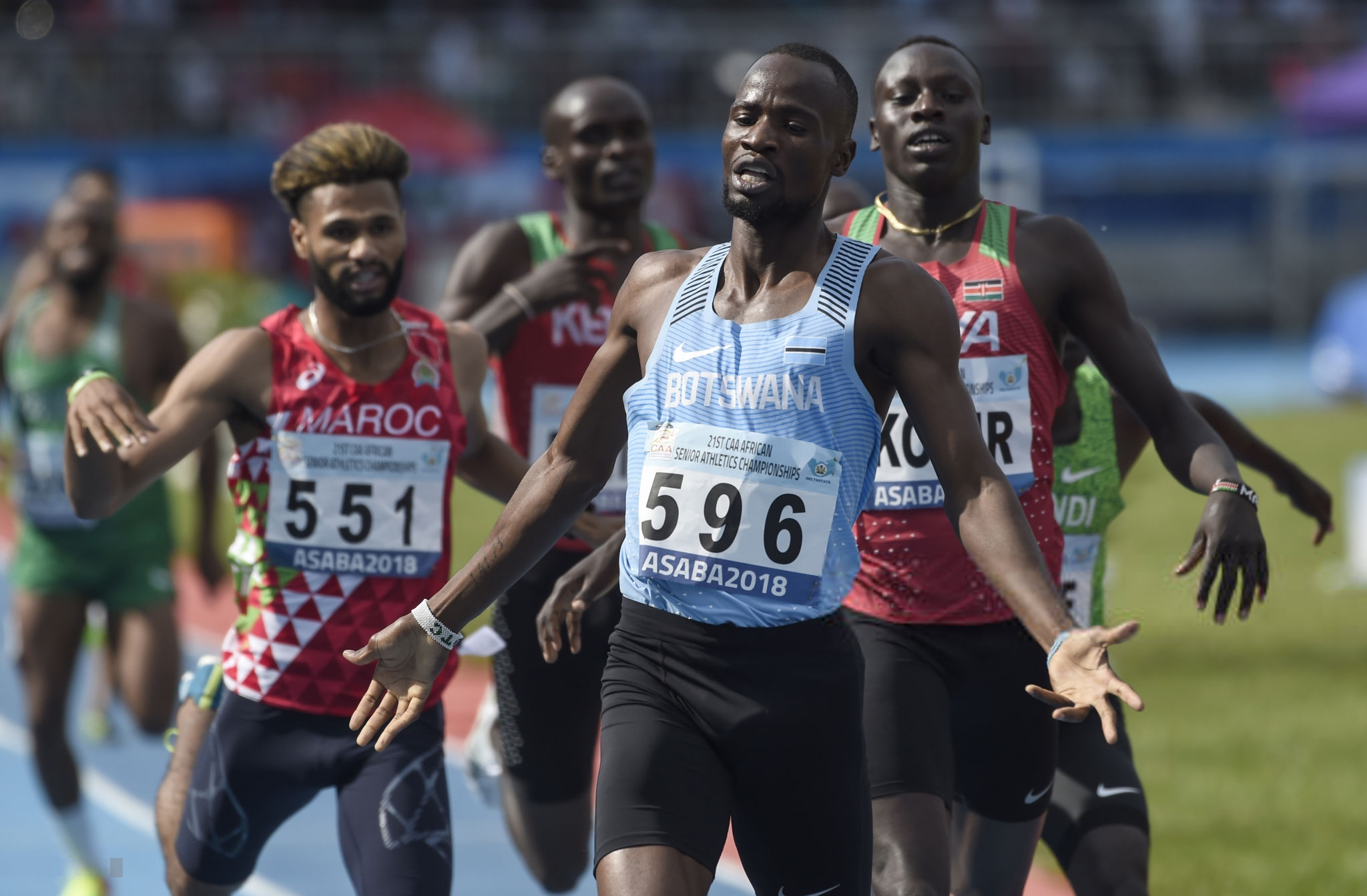Amos retains 800m crown at African Championships