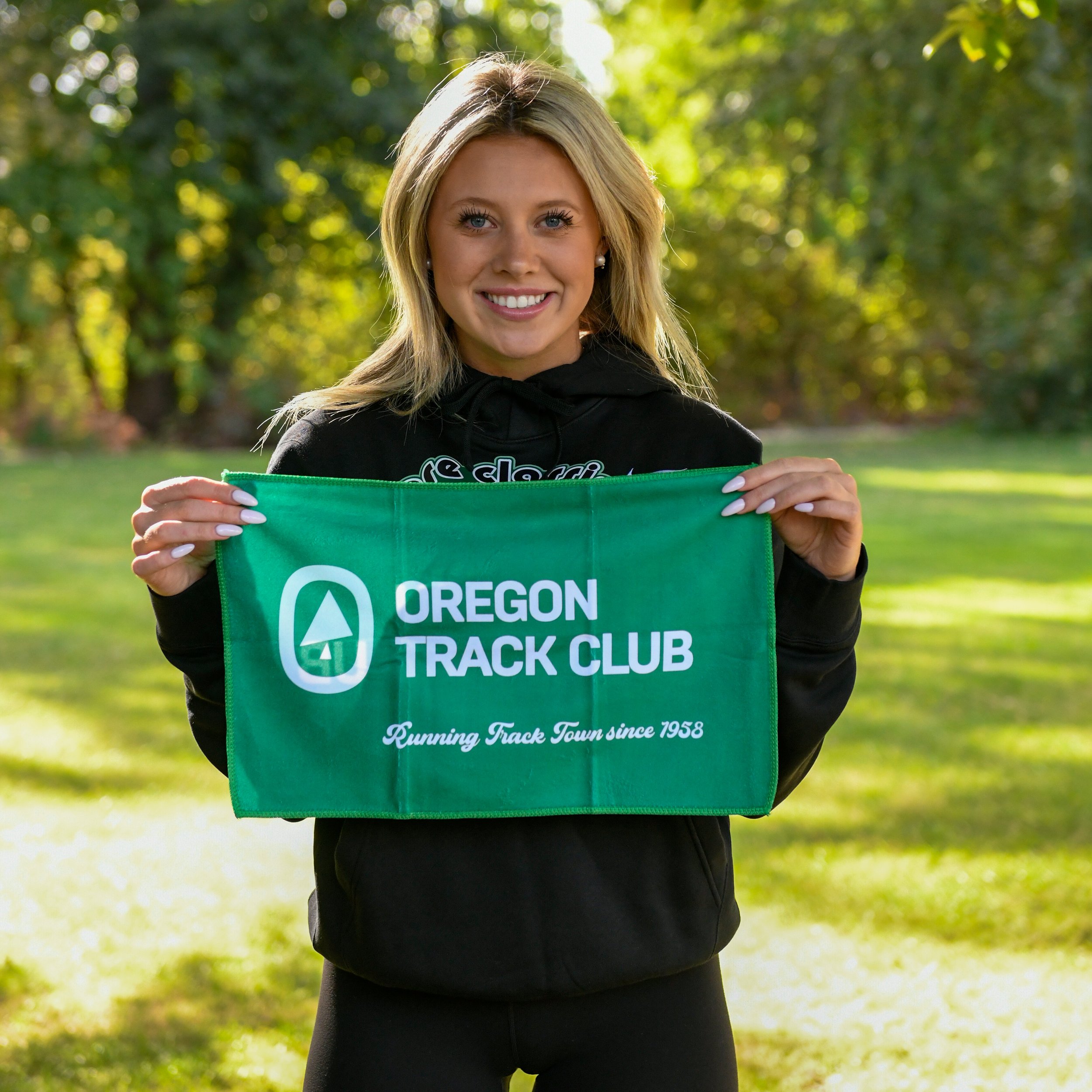 OTC Green Fan Section Towel
