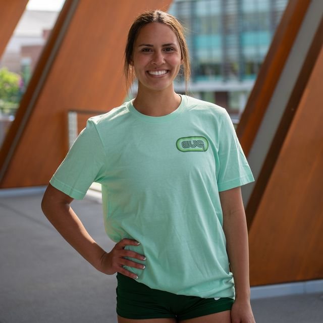 Mint Tultex Cotton Graphic Tee