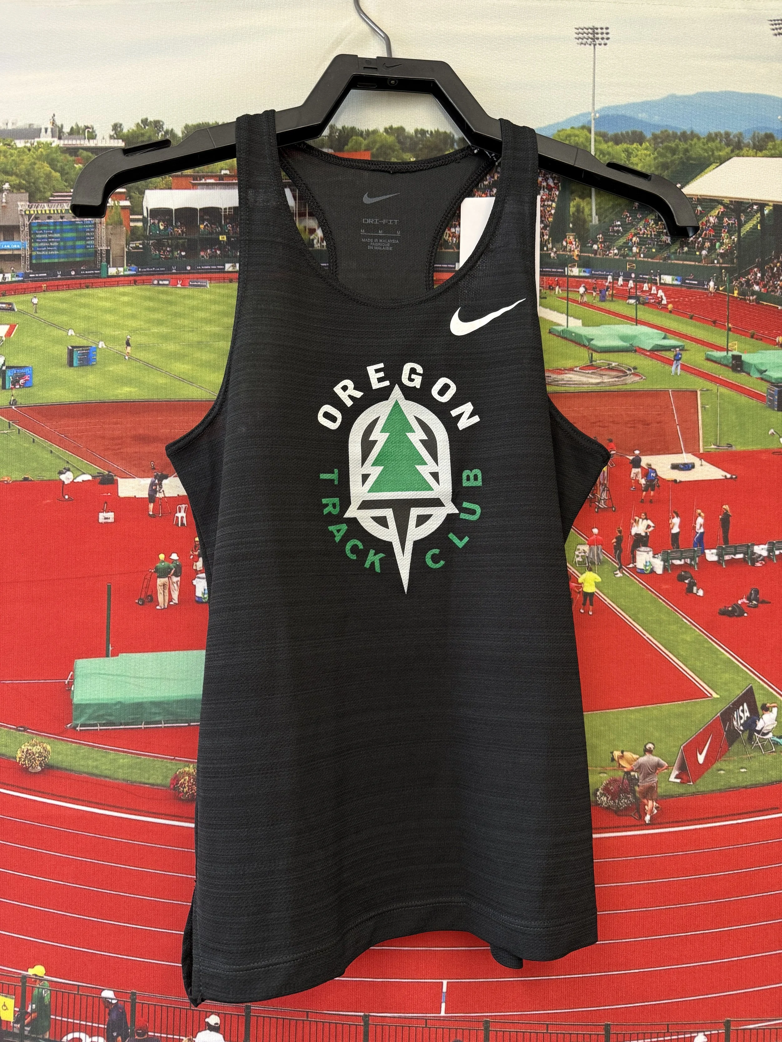 Black Nike Youth Racing Singlet