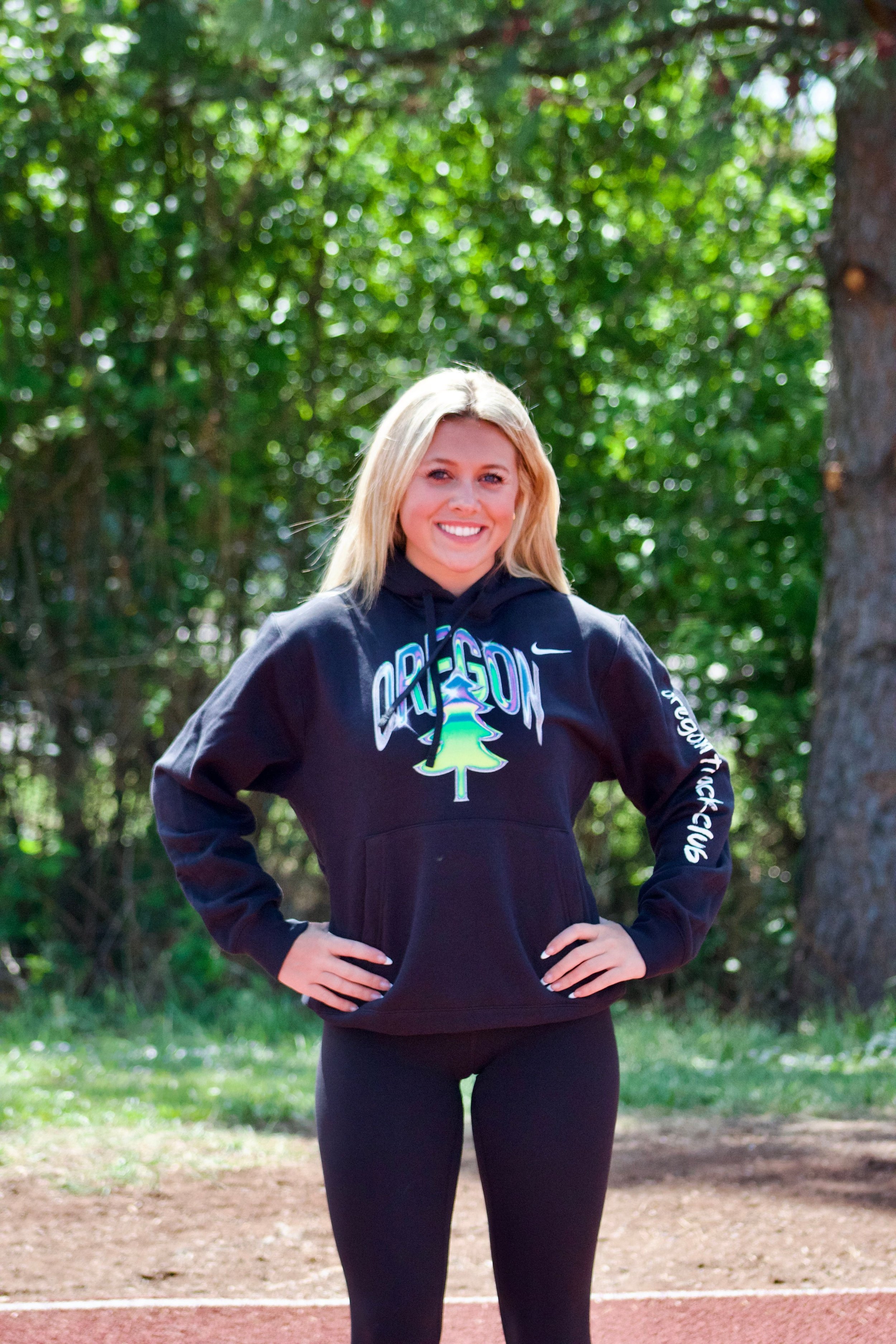 Black Nike Hooded Sweatshirt