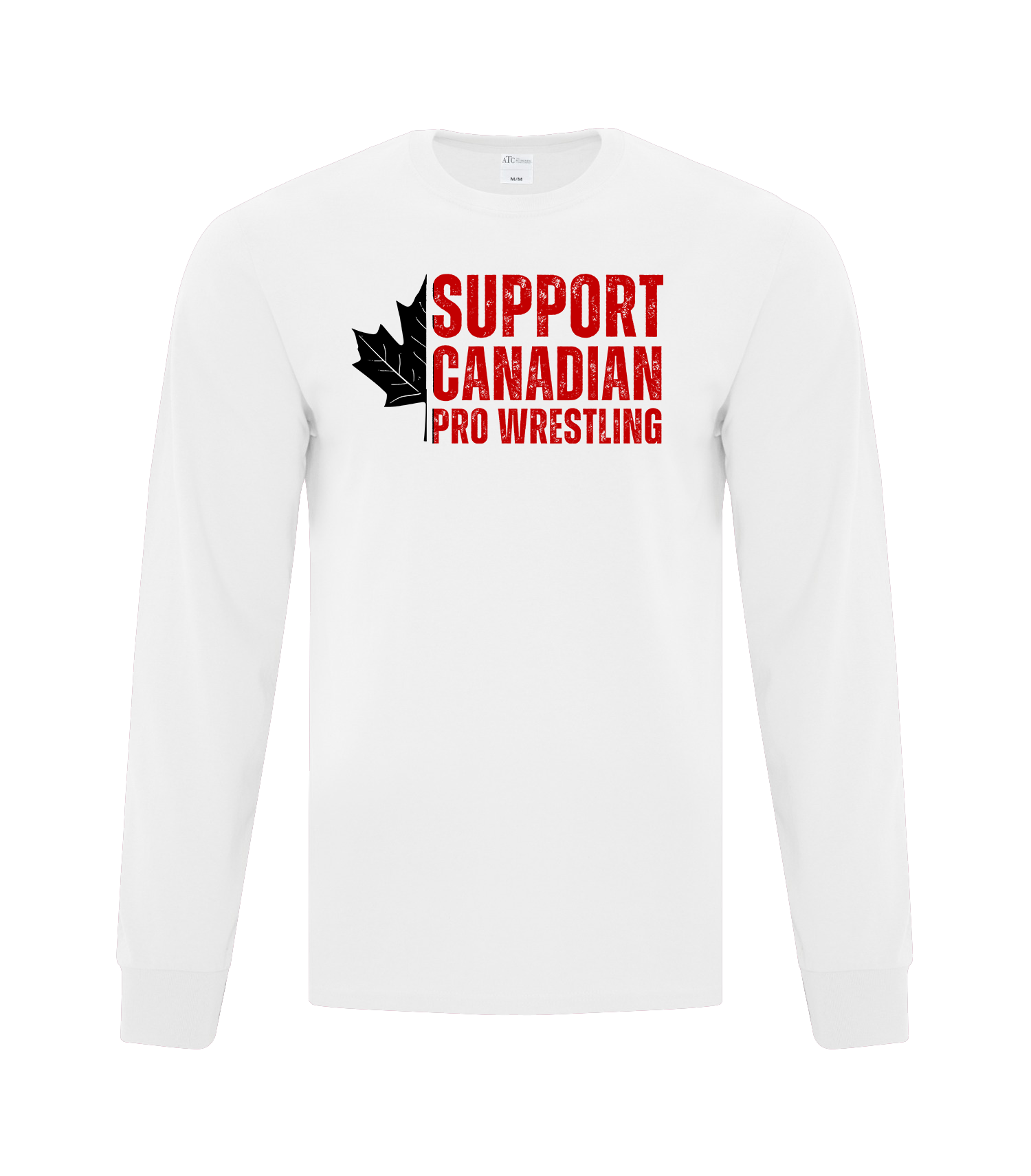 Support Canadian Pro Wrestling Long Sleeve T-Shirt