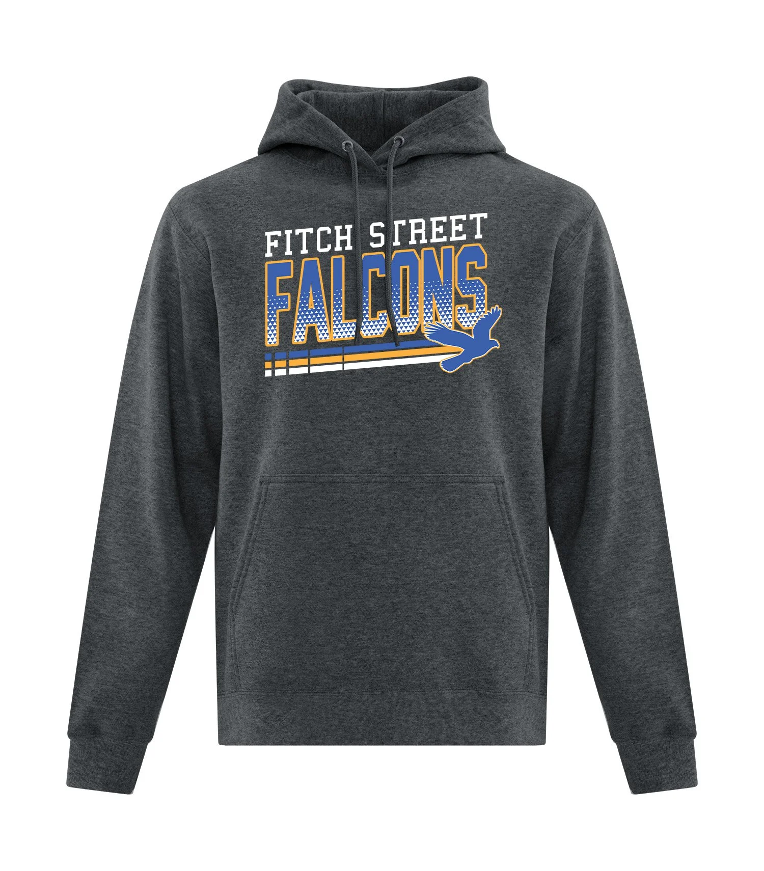 Fitch Street Falcons Printed Pullover Hoodie