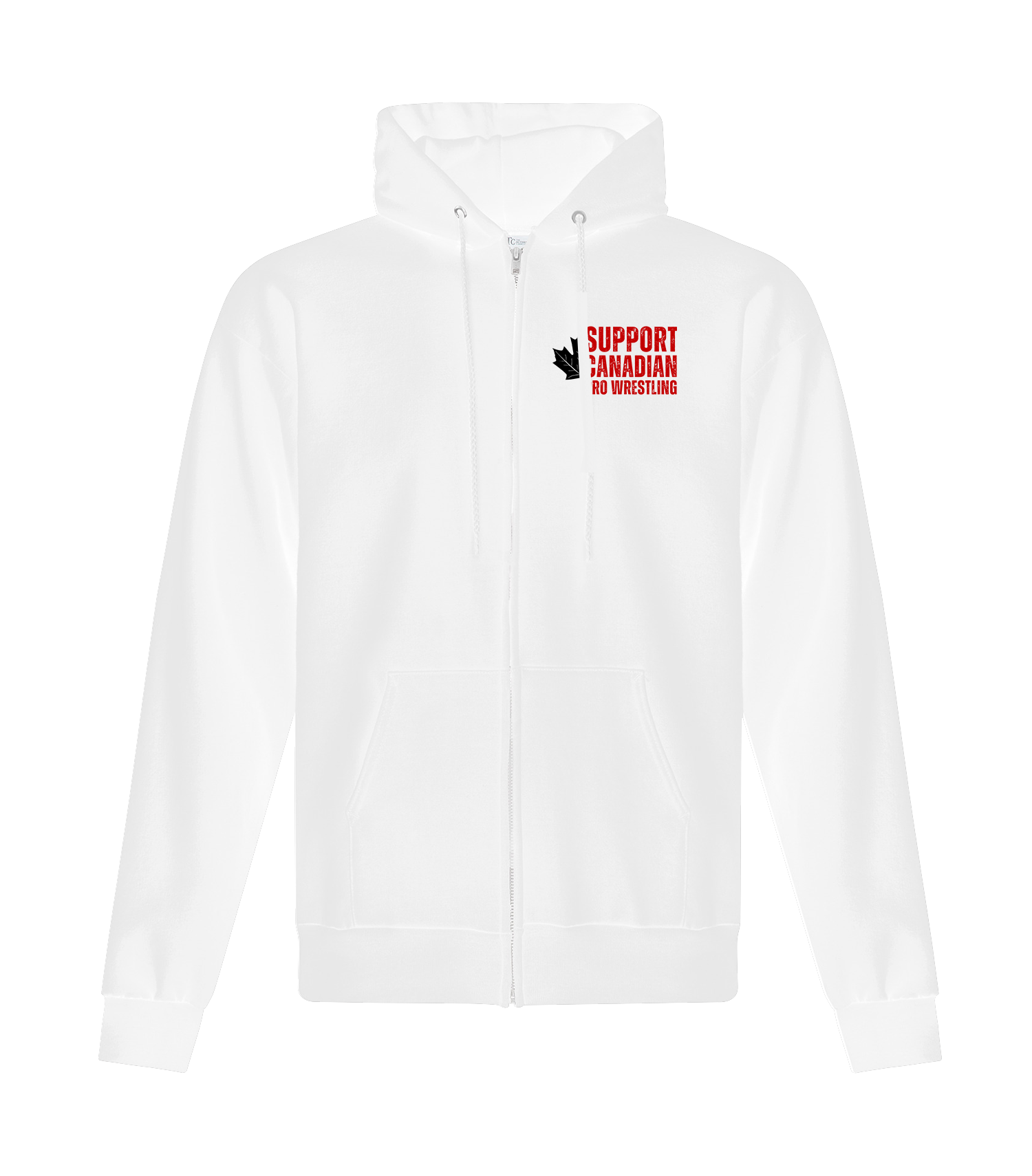 Support Canadian Pro Wrestling Full Zip Hoodie