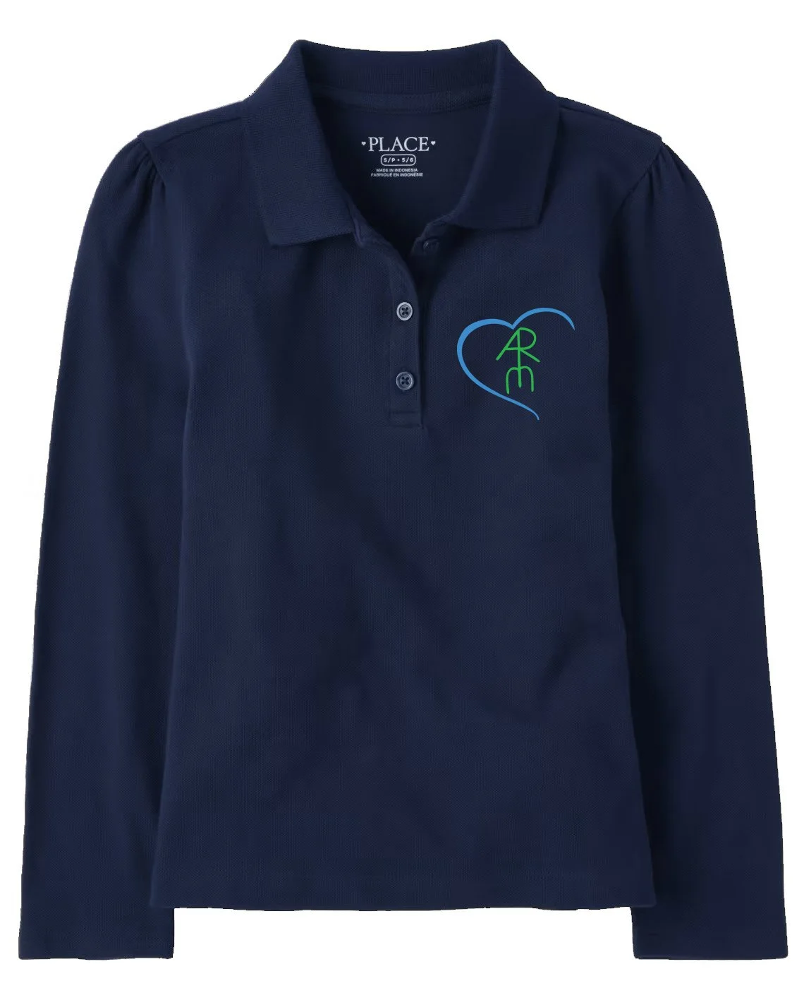 Girls Long Sleeve Polo