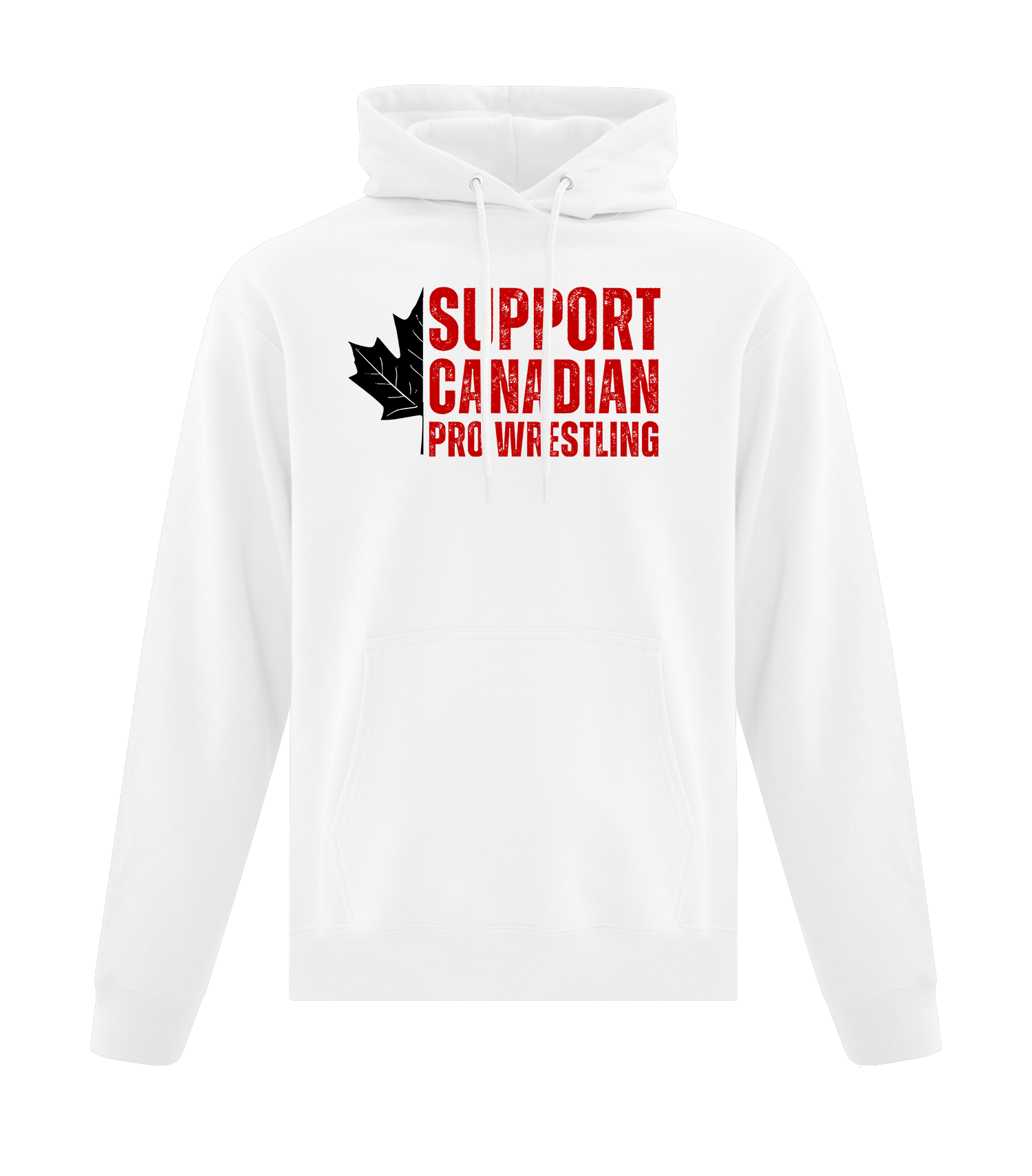 Support Canadian Wrestling Hoodie