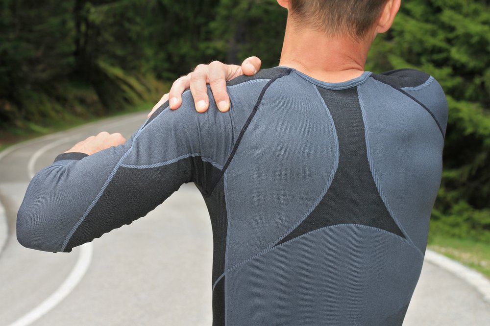 Man experiencing shoulder weakness