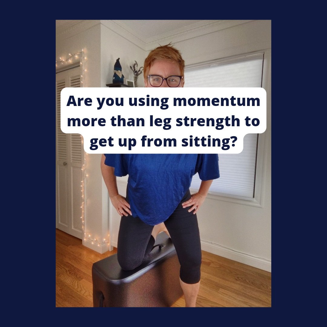 Are you using momentum or leg strength to stand up?