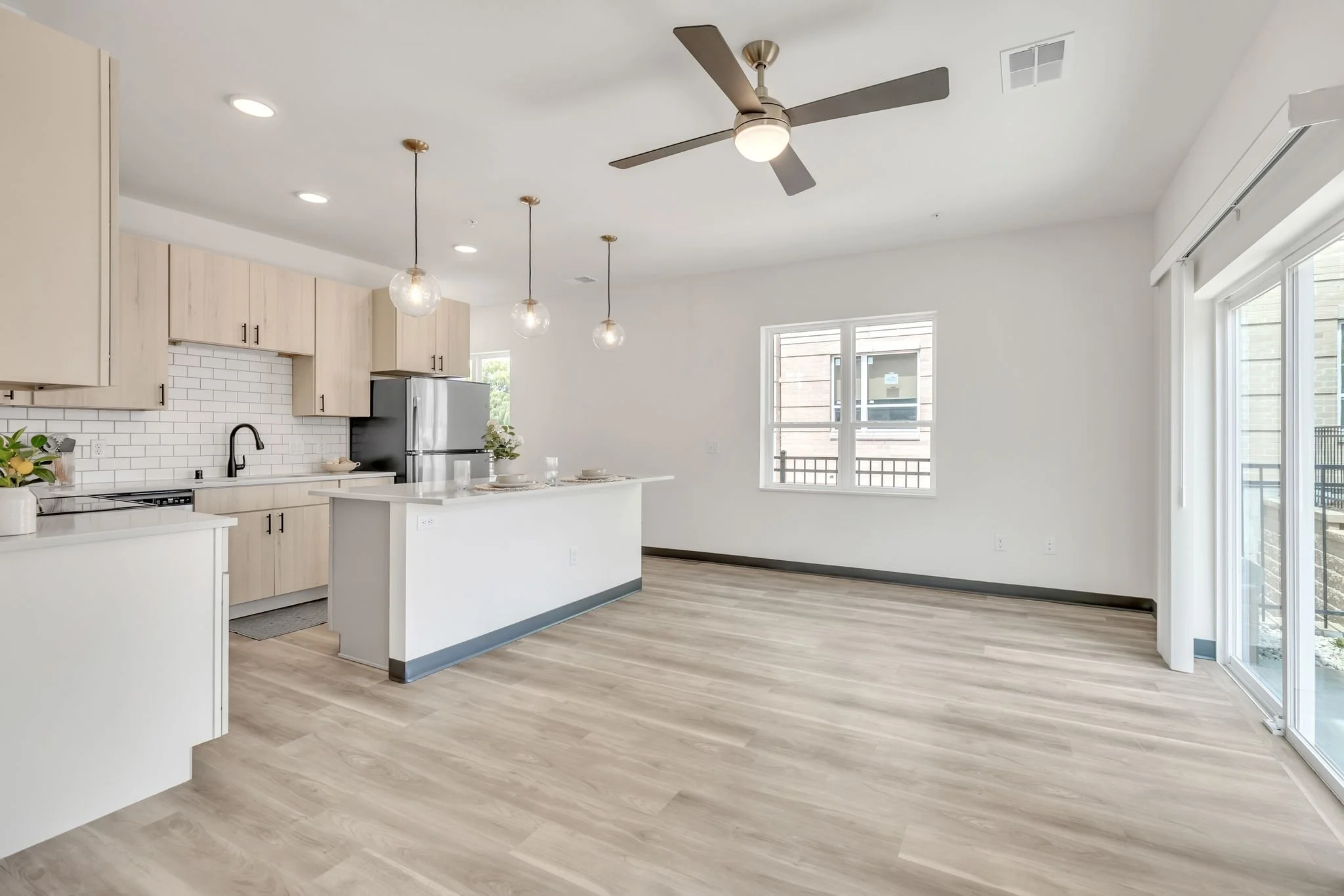 Broadway Lofts - Living Room