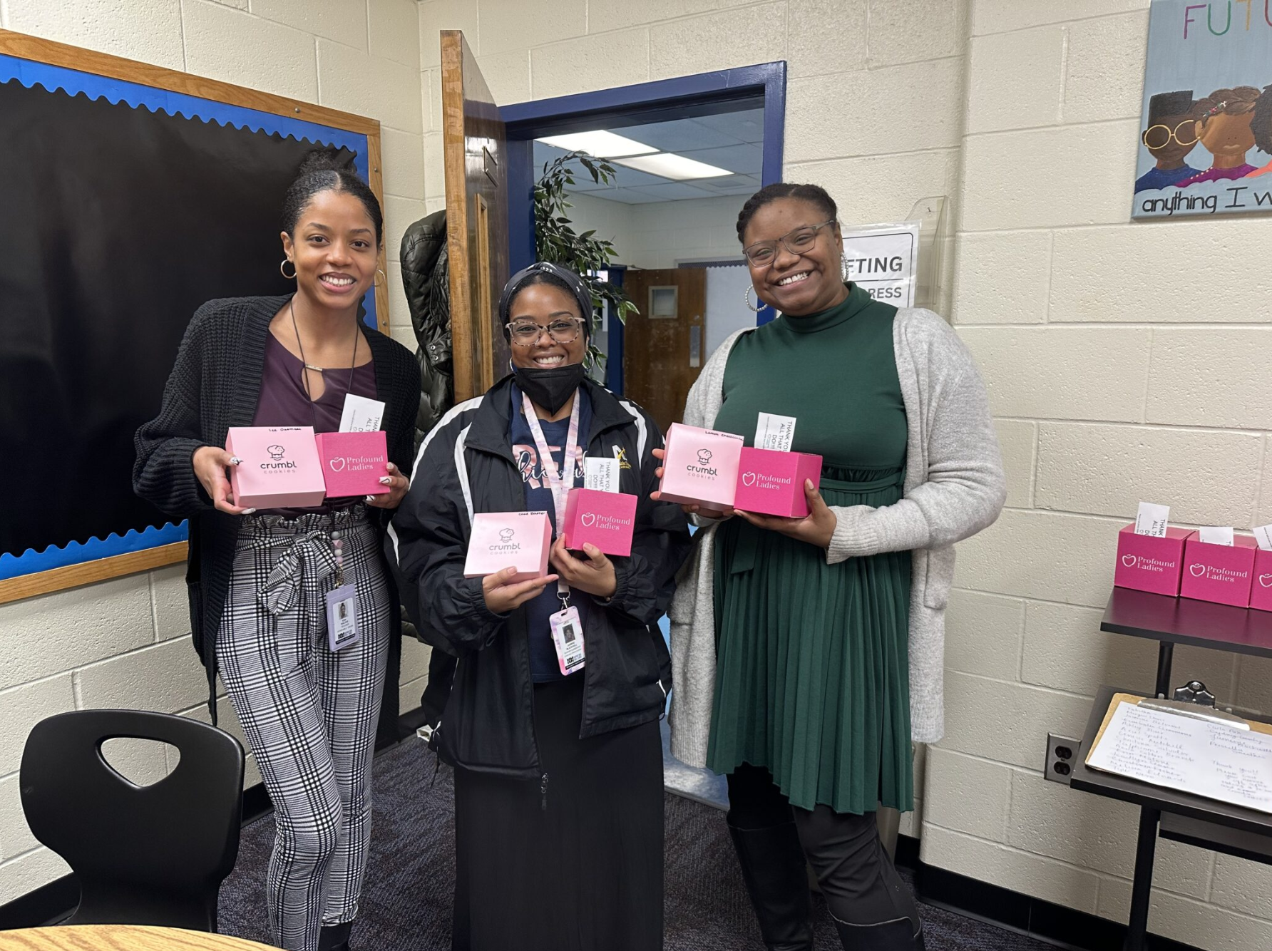Profound Ladies spreading love to BIPOC women educators