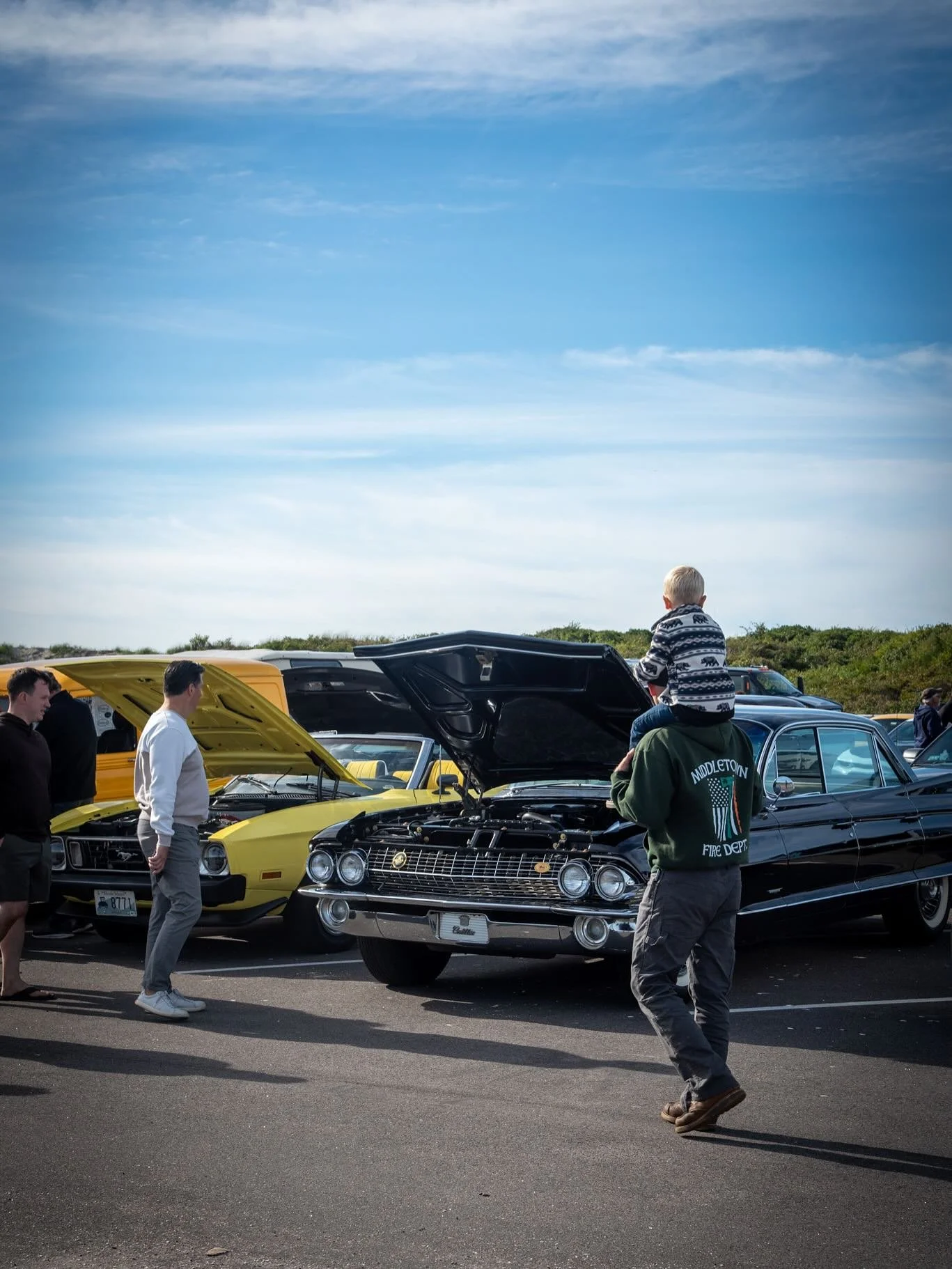 Scenes from #AudrainCarsandCoffee yesterday at Sachuest Beach 🏎️☕️ Special thanks to our wonderful sponsors &amp; all our supporters who came out to enjoy the beautiful cars &amp; weather! 
&bull;
&bull;
#AAM #audrainautomuseum #audrain #newportri #
