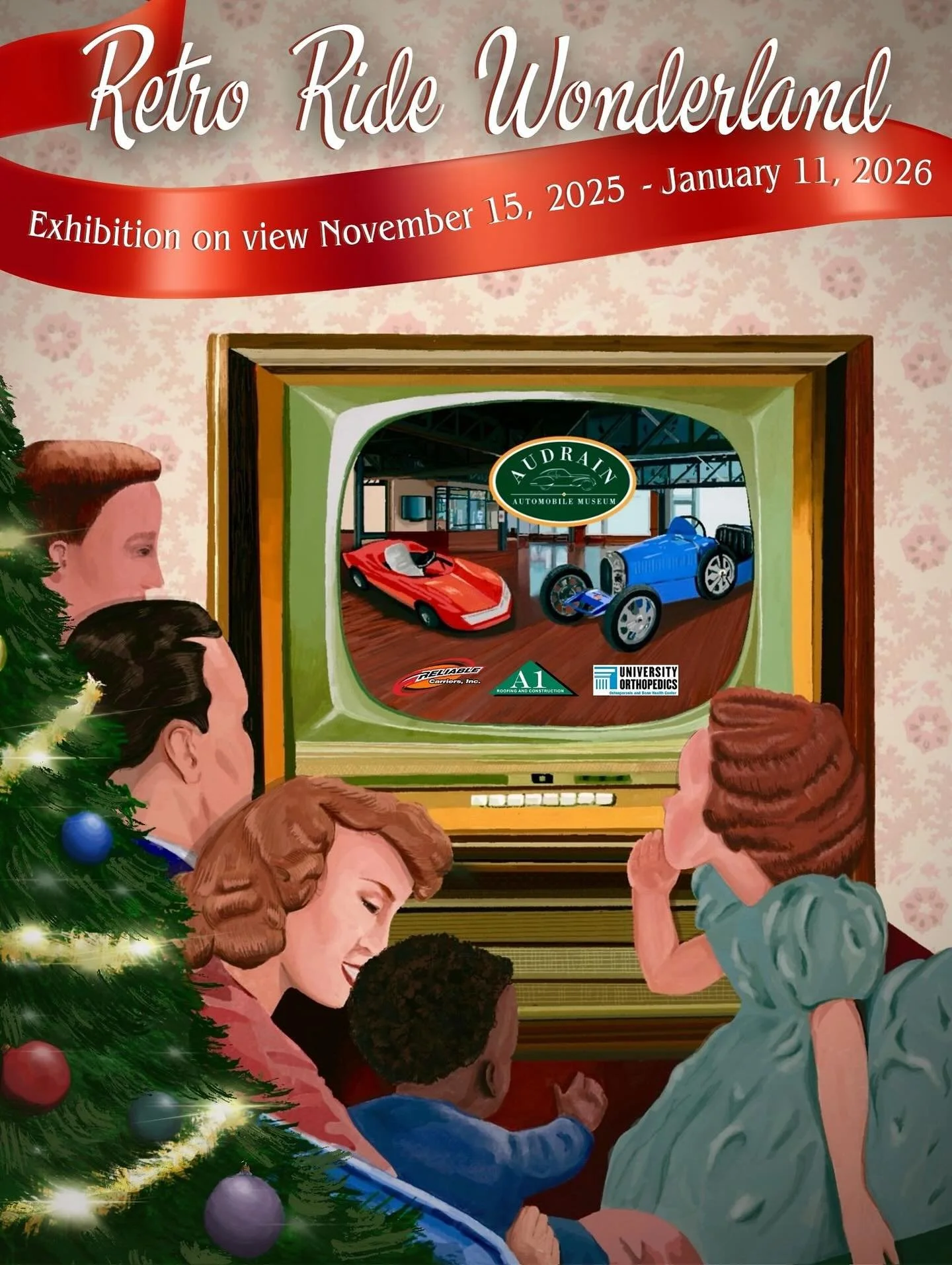 Closed for exhibit changeover ⚠️ We&rsquo;re excited for you all to experience ✨ Retro Ride Wonderland ✨ opening to the public this Saturday, November 15! 
&bull;
&bull;
#AAM #audrainautomuseum #audrain #newportri #newport #rhodeisland #automuseum #c