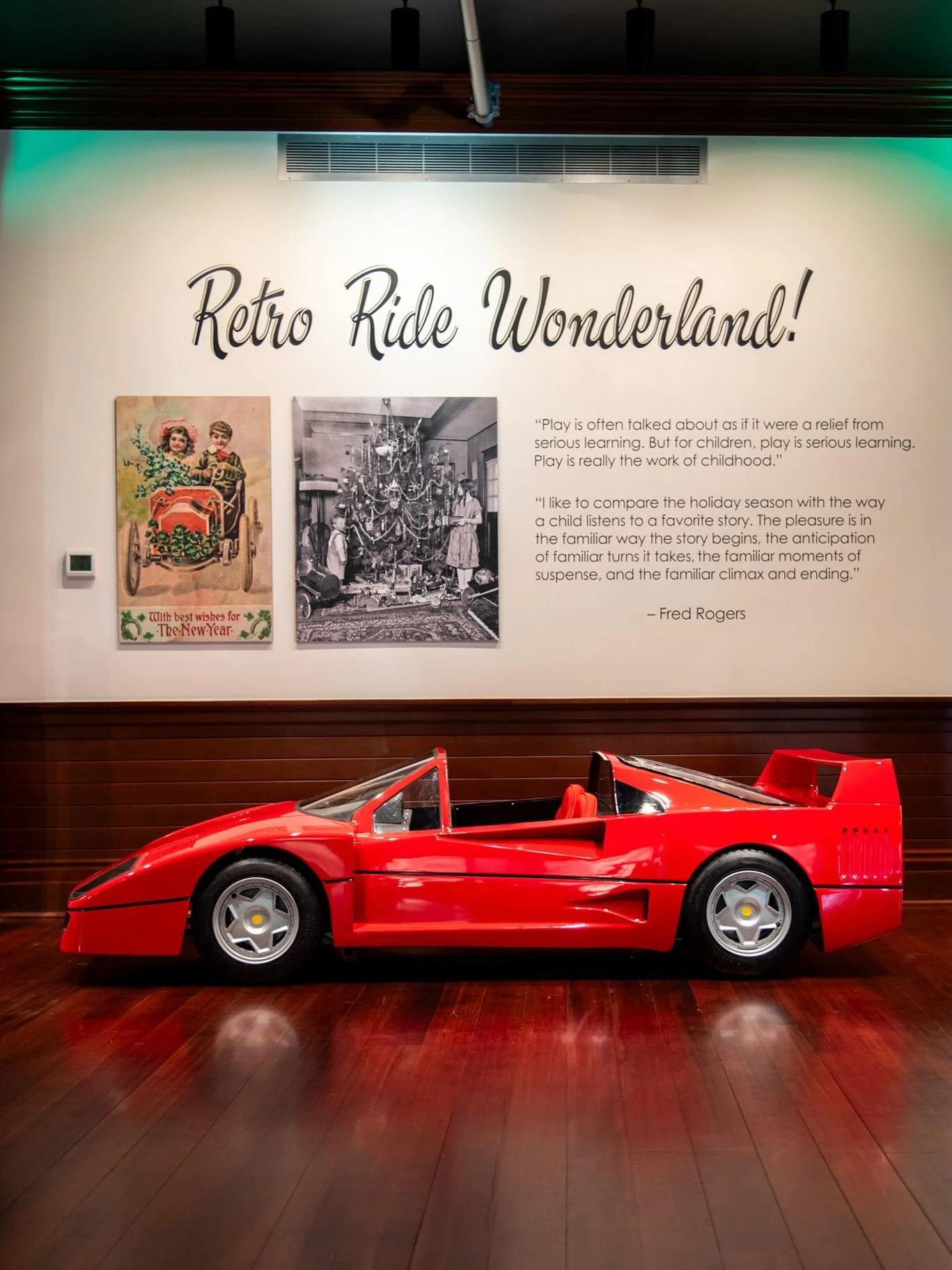 Retro Ride Wonderland ✨Curated with the kid-at-heart in mind 🏎️ 

On view through January 11, 2026 🗓️

222 Bellevue Ave. Newport, RI 🗺️
&bull;
&bull;
#audrain #audrainautomuseum #cars #carmuseum