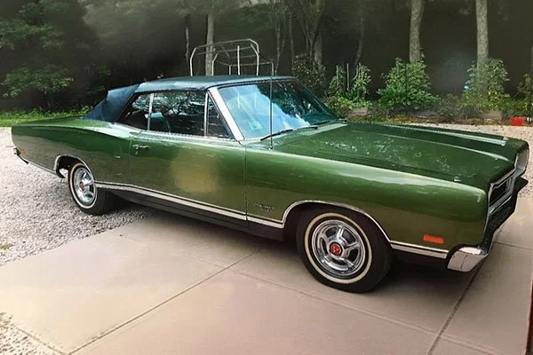 Green 1960s convertible