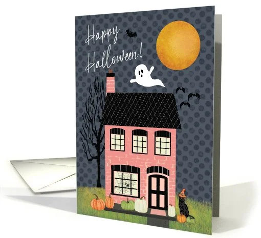 Haunted Pink House with Ghost.jpg