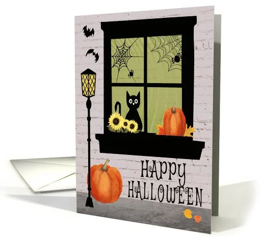 Window with Black Cat and Pumpkins.jpg