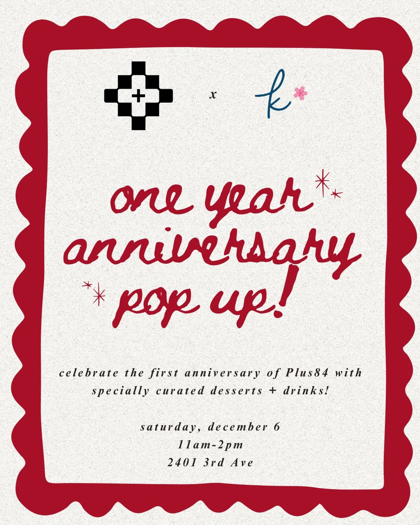 Super excited to be popping up for a delicious one year anniversary celebration with @plus84.coffee 

They&rsquo;ll be offering some exclusive anniversary drinks and we&rsquo;ll be bringing the desserts!! The full menus will be posted tomorrow. Reall