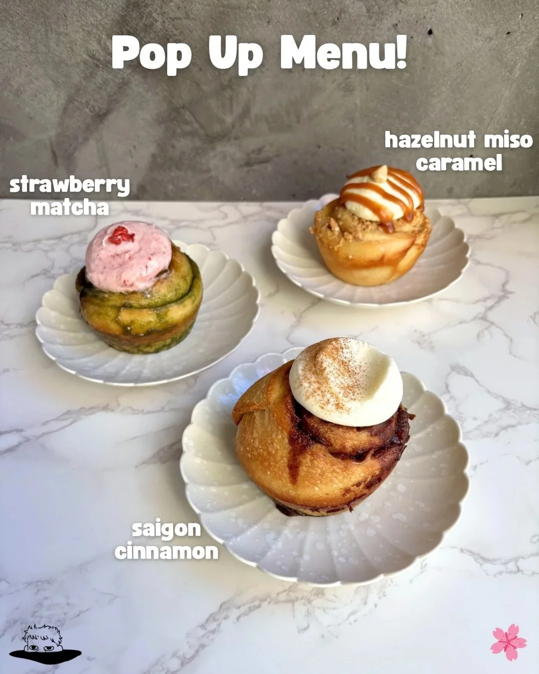 Cinnamon rolls!! 🤩

Really looking forward to debut my cinnamon rolls at @yokateaofficial tomorrow!! The menu features flavors that I&rsquo;m particularly excited about, so I hope they excite you too!! 

I&rsquo;ll also be bringing slices of my choc