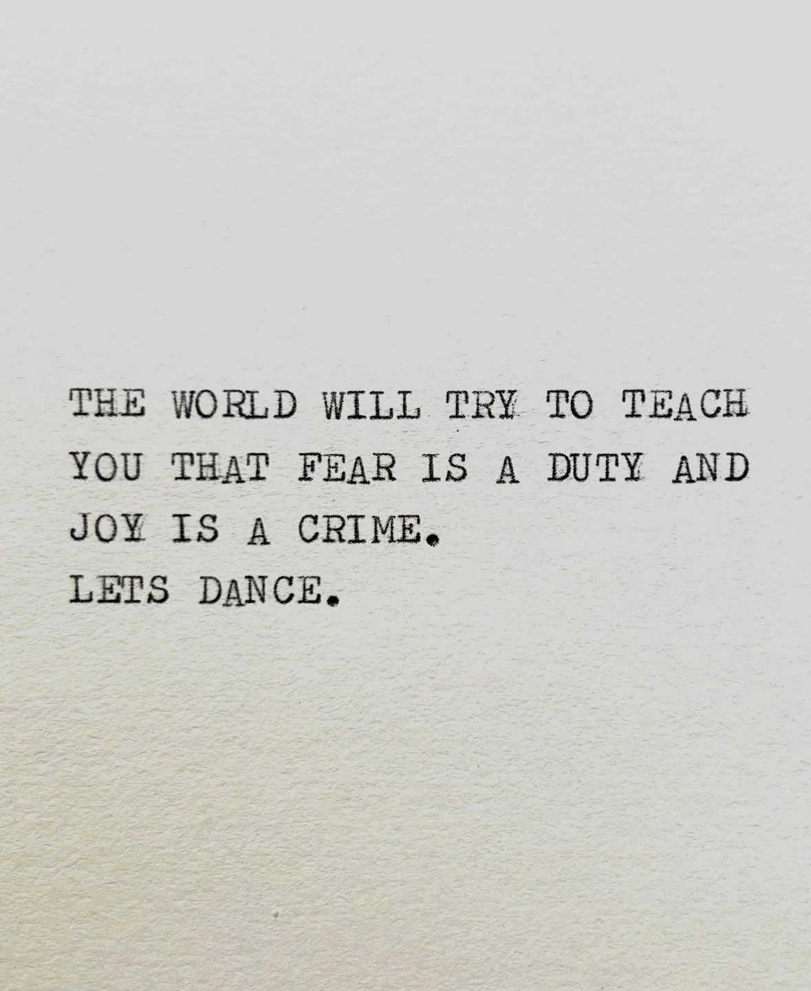 Let’s dance!