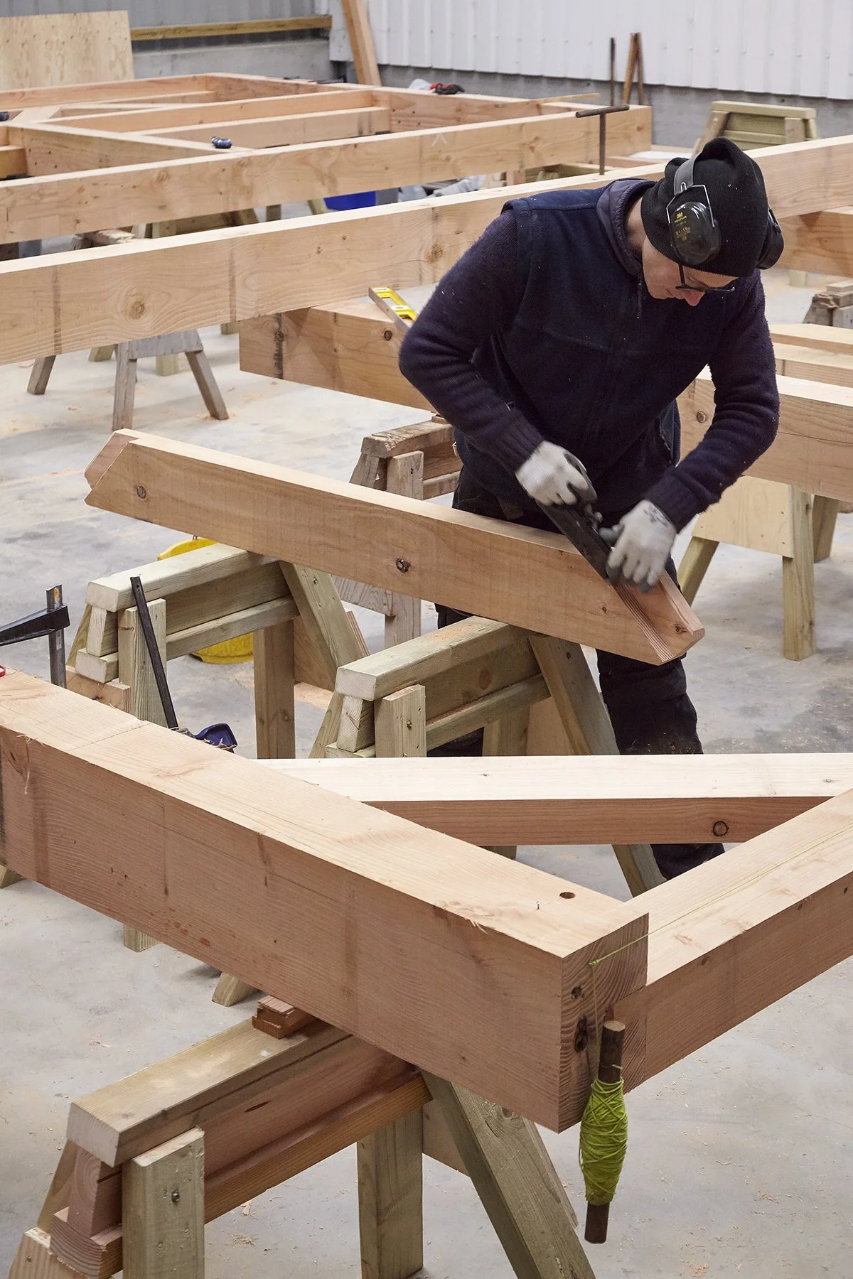 Tolson Hall timber wall frame fabrication 27.jpg