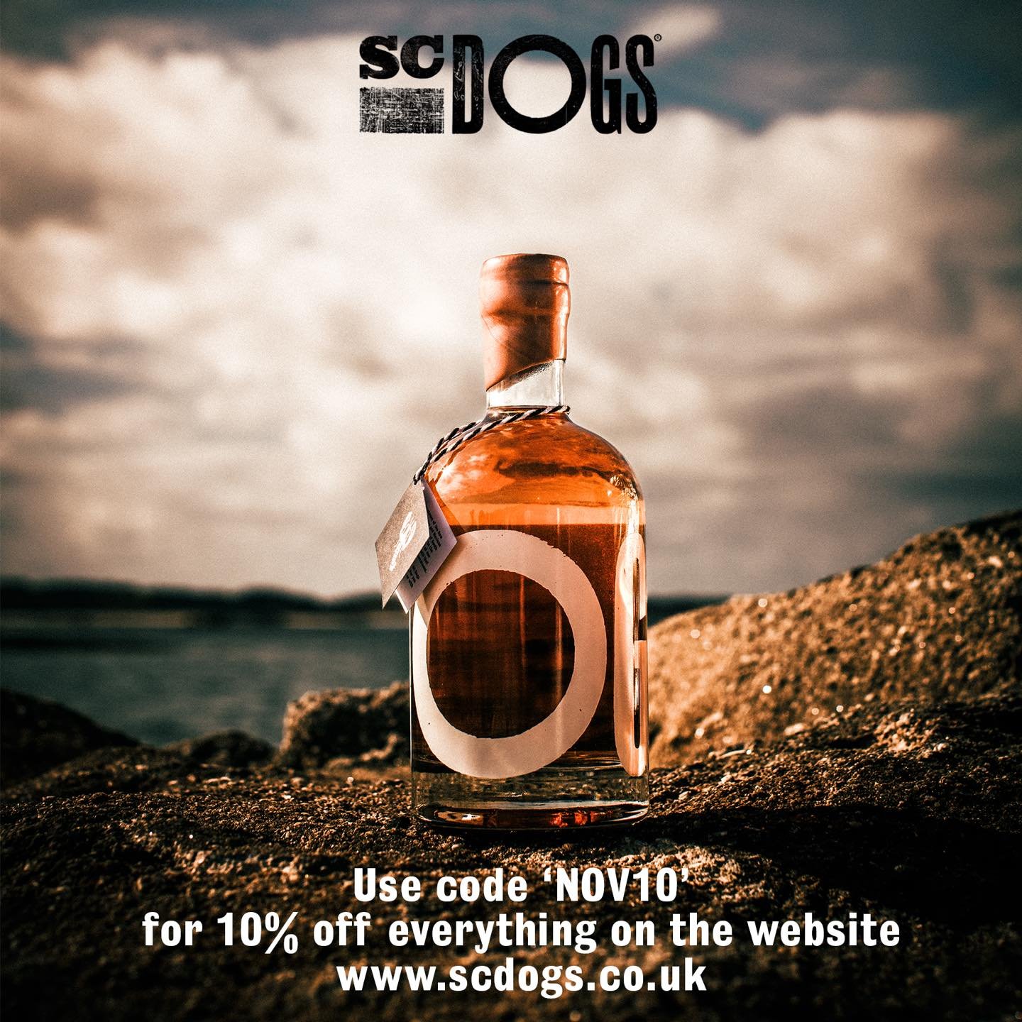 Use code &lsquo;Nov10&rsquo; on our website for 10% off any order. 

www.scdogs.co.uk 

#trescoisland #localproduce #scilly #islesofscilly #rum