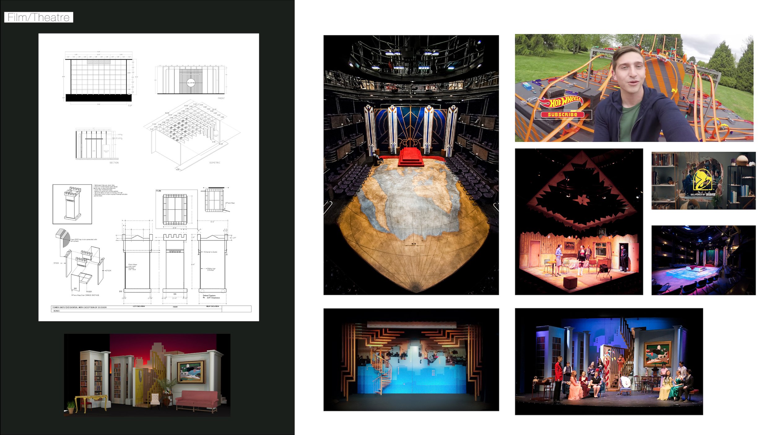 Set Design-  Theatre, Film, Commercial 