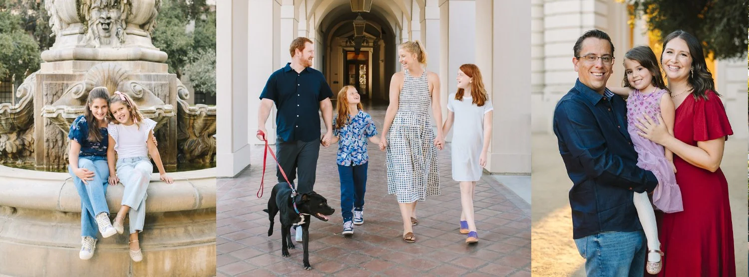 Pasadena Holiday Mini Sessions Family Portraits