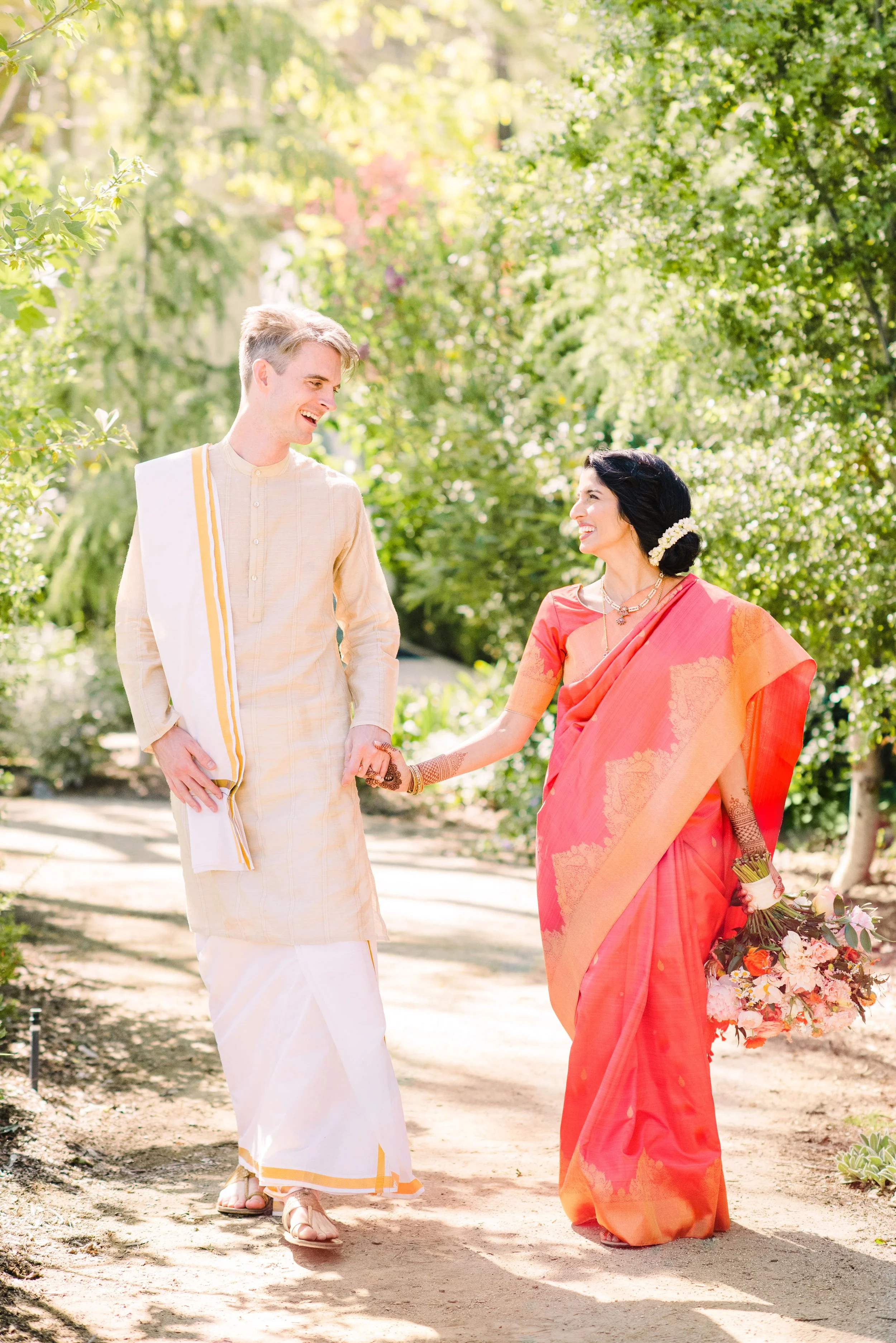 Vibrant Indian and American Wedding at The Lodge at Lake Malibou