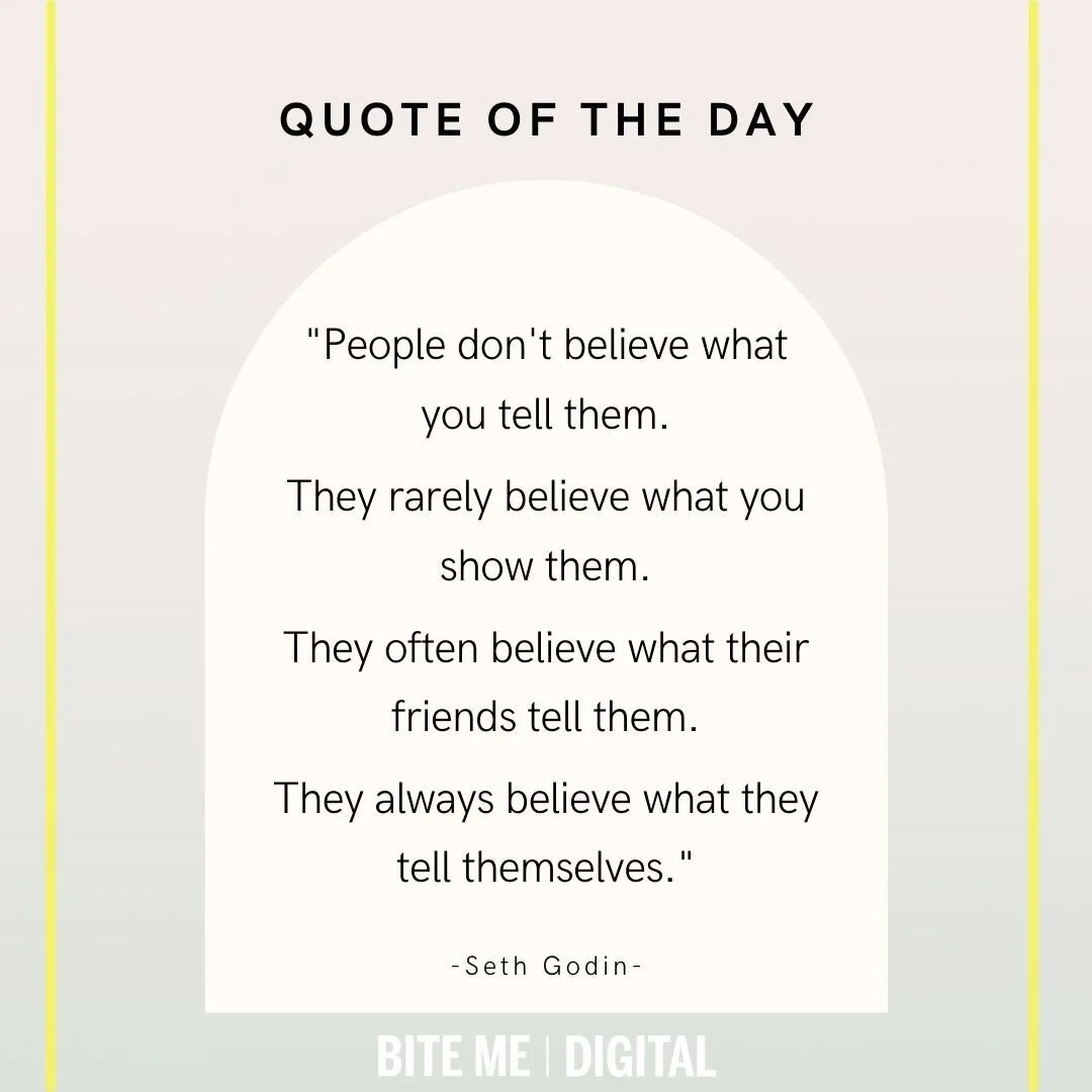 Always be thinking about what the client wants. The big sell should be so imbedded that they don't even know you're selling. 

#influencermarketing #marketing #bitemedigital