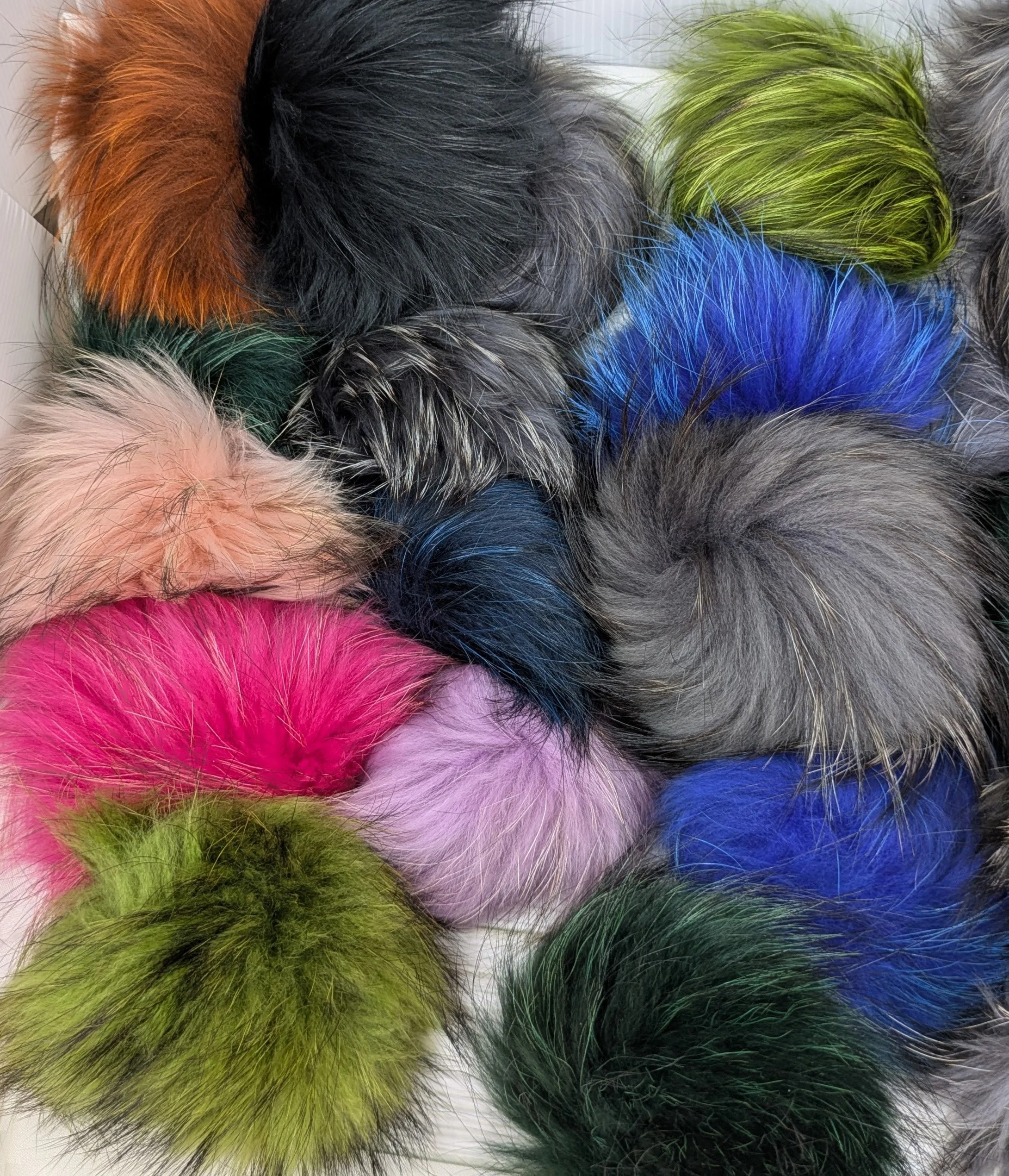 Real Fur Pom-poms