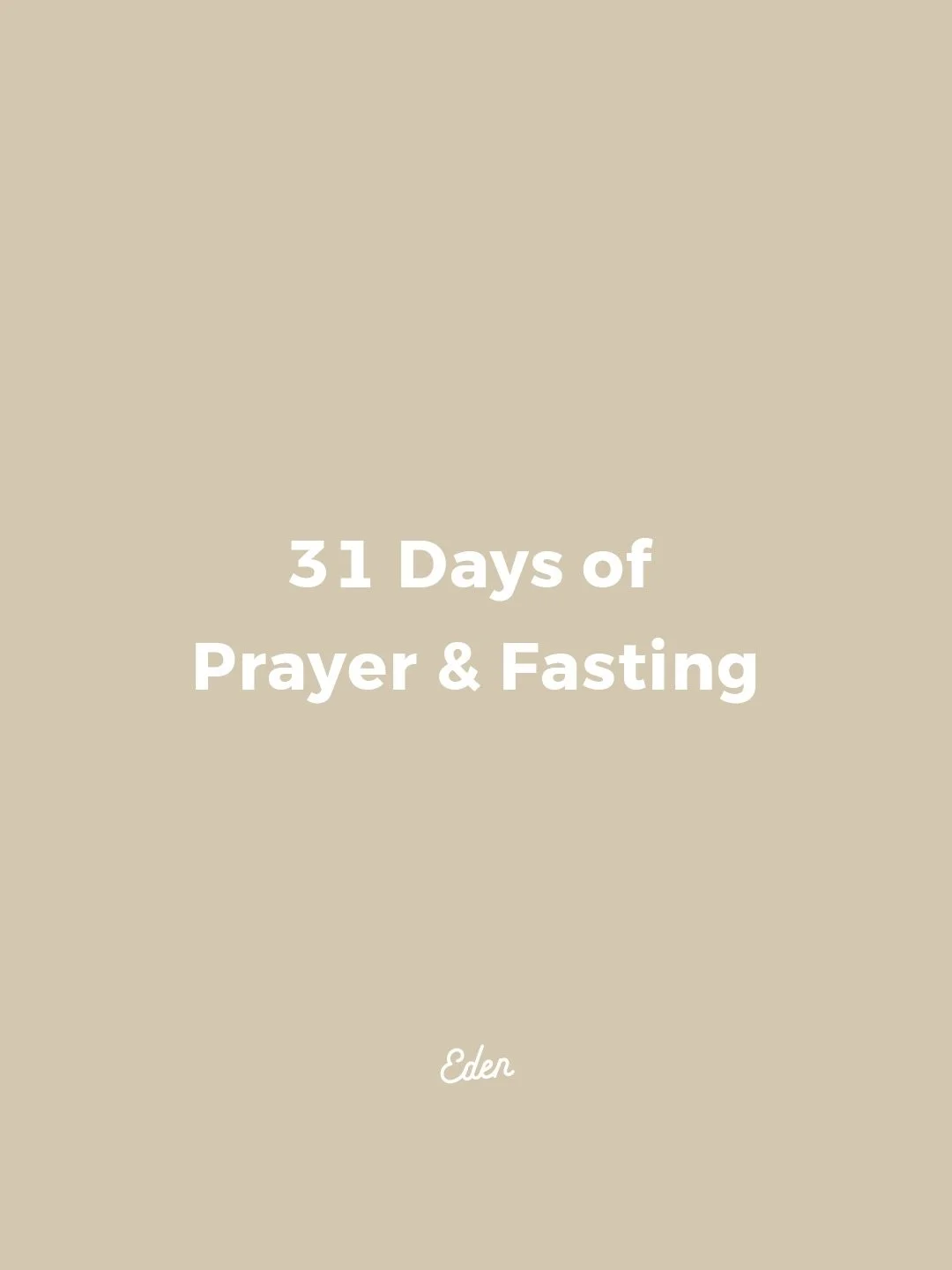 Join EDEN for 31 Days of Prayer as we seek God in this important season.

🙏 Zoom Prayer Meetings
Every Wednesday in July @ 7:30AM, 12PM, and 7PM