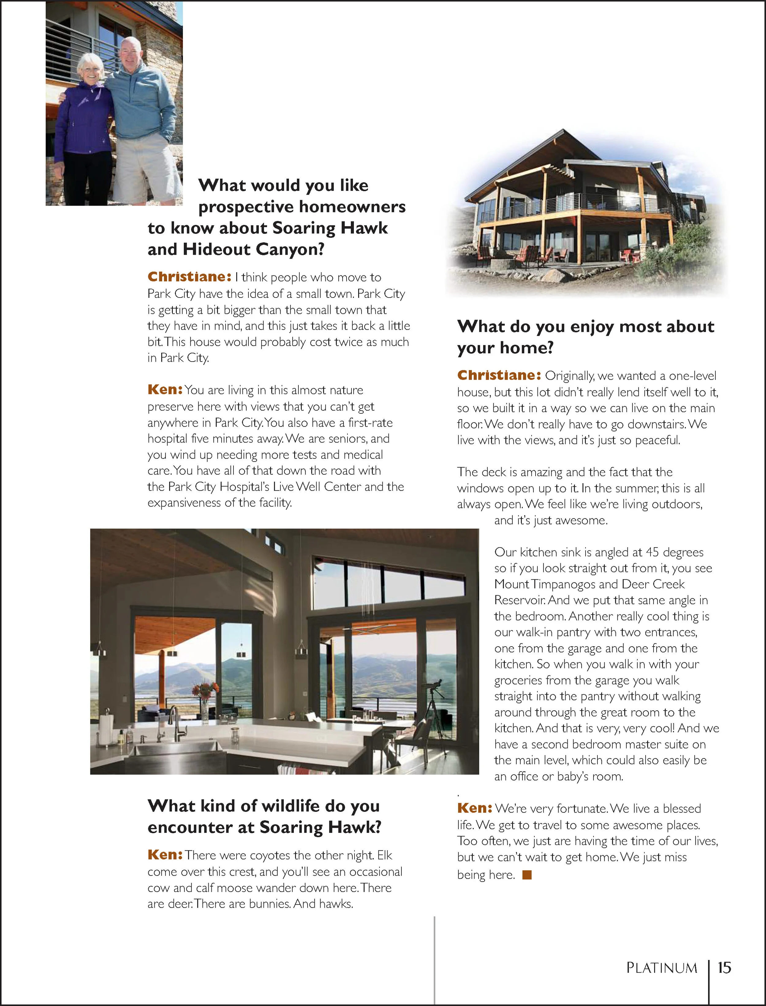 platinum outdoor living center on Newsroom Soaring Hawk