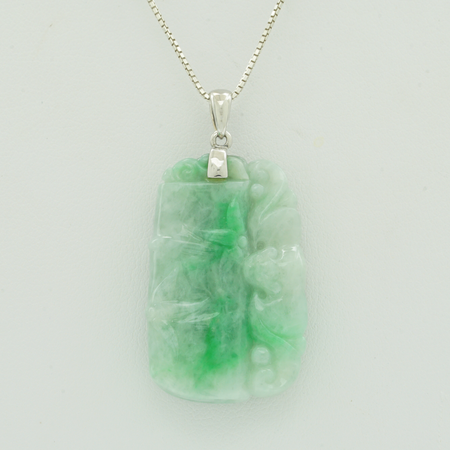 Jade Bamboo Pendant — Magic Jewelry NYC