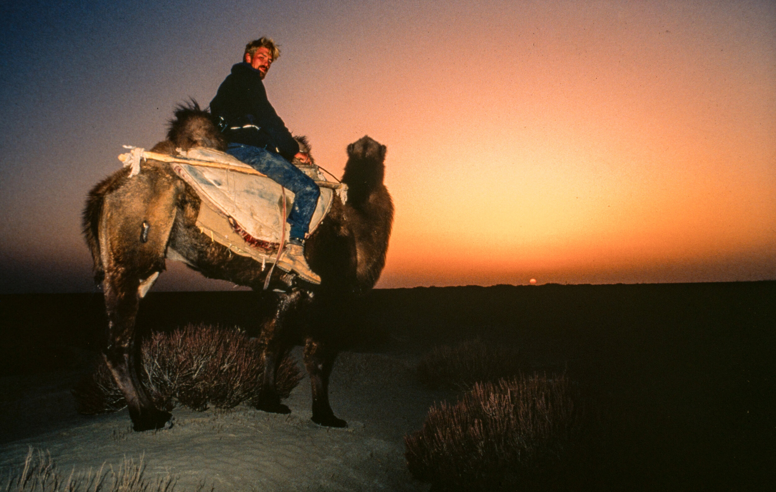  Mark Kitto rides off into the sunset. 