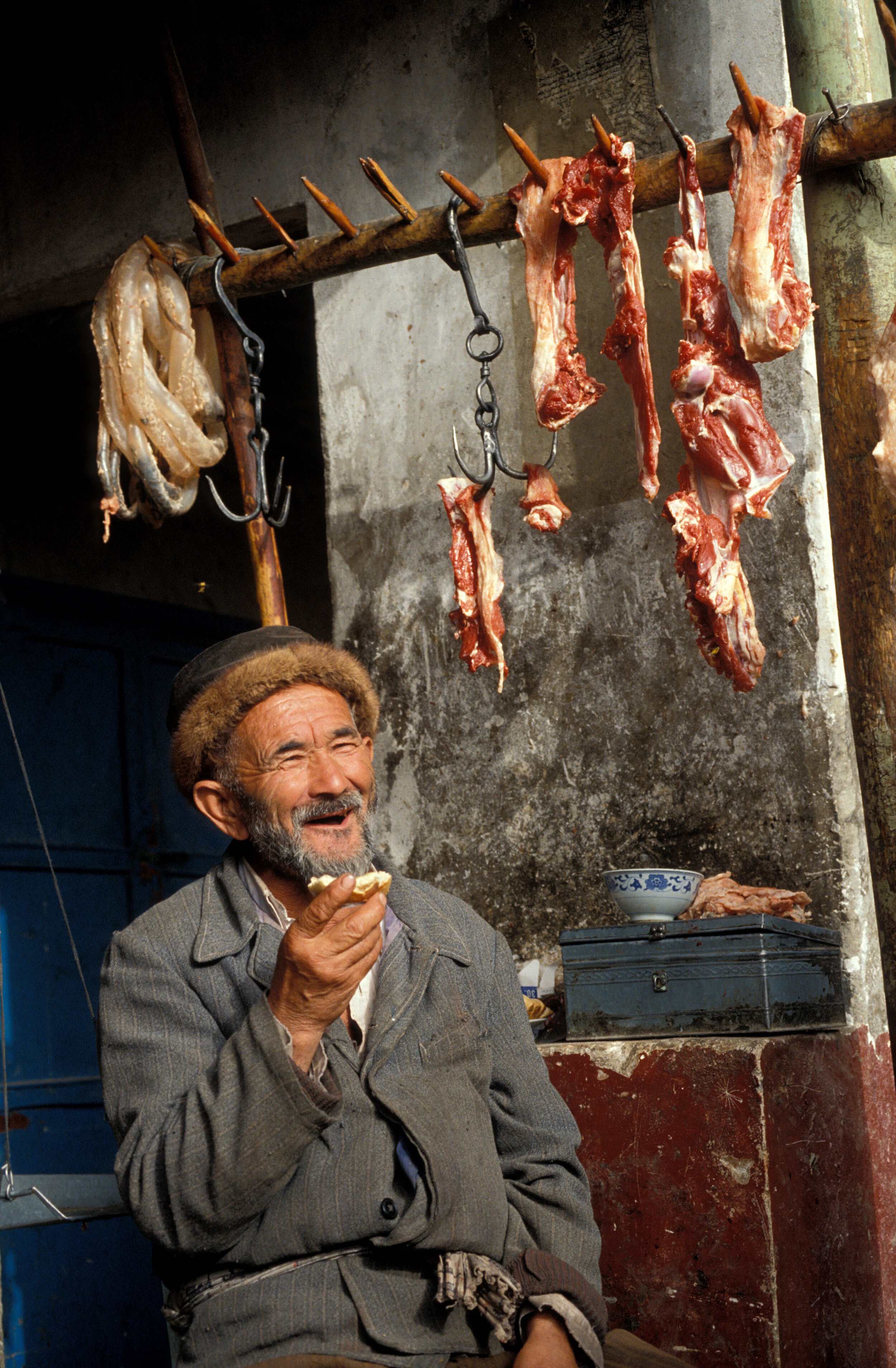  The local Uighur butcher. 